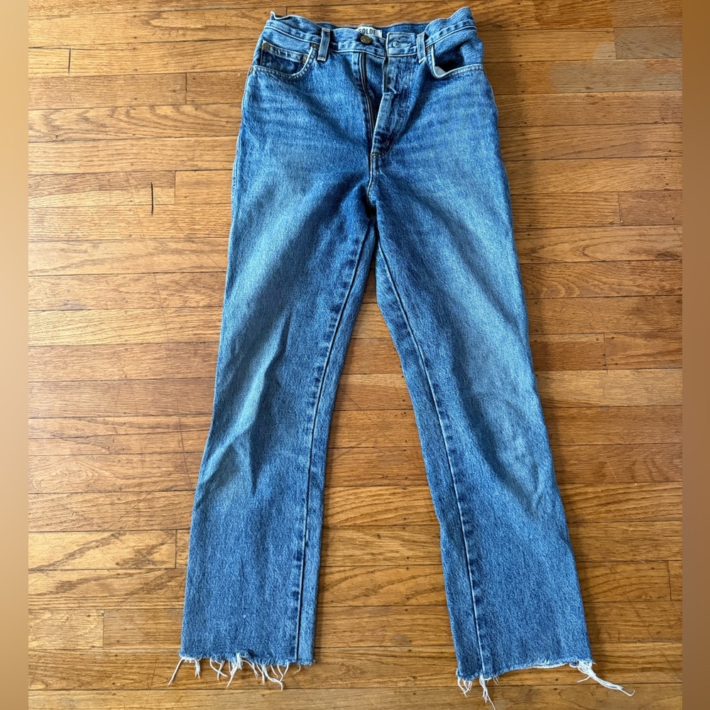 Agolde High Rise Pinch Waist Kick Jeans 23